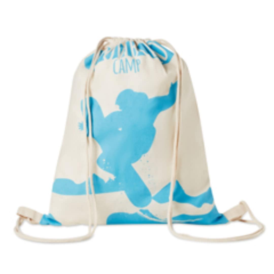 Drawstring bag with logo COLORED