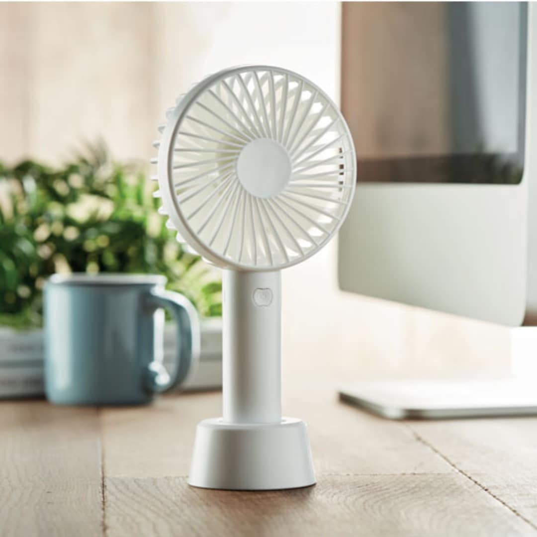 Gadget with logo USB desk fan DINI