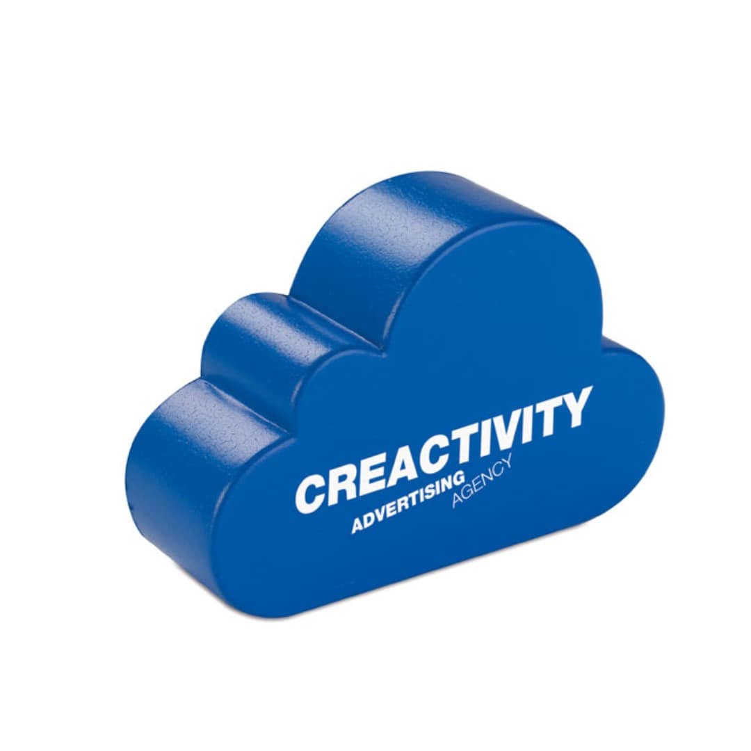 Gadget with logo Anti-stress ball CLOUDY