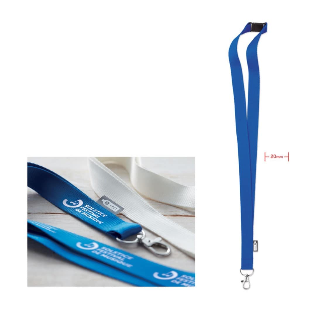 Lanyard with logo LANY RPET