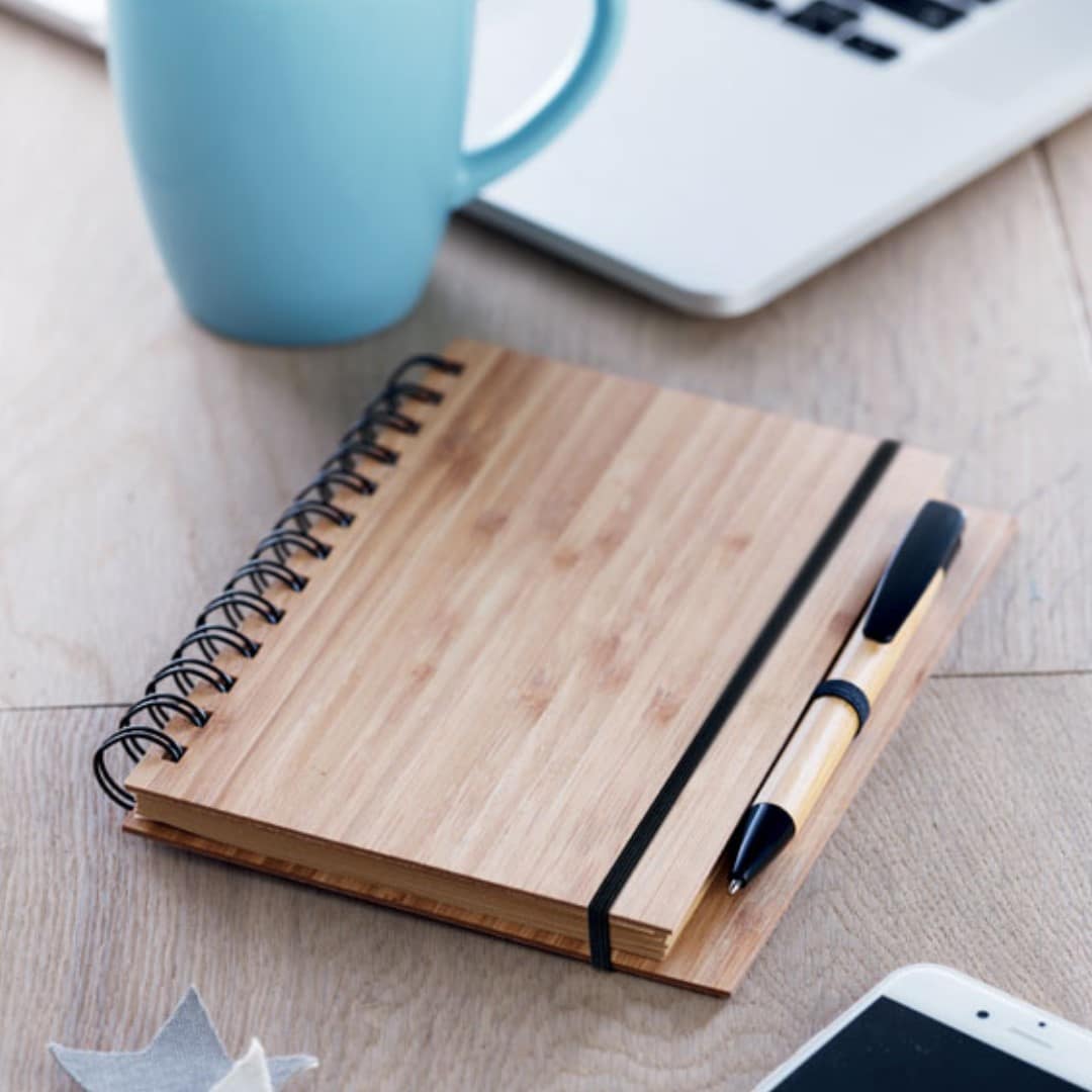 Notebook with logo BAMBLOC