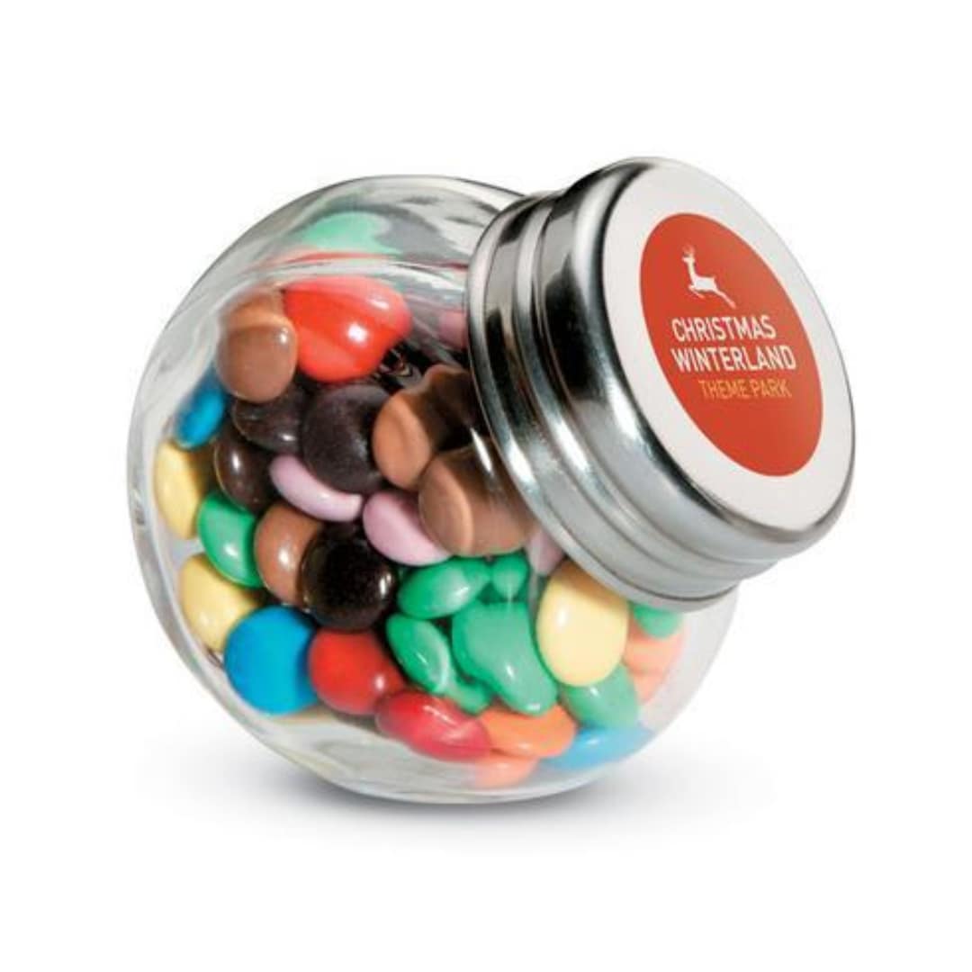 Chocolate with logo in Glass holder CHOCKY