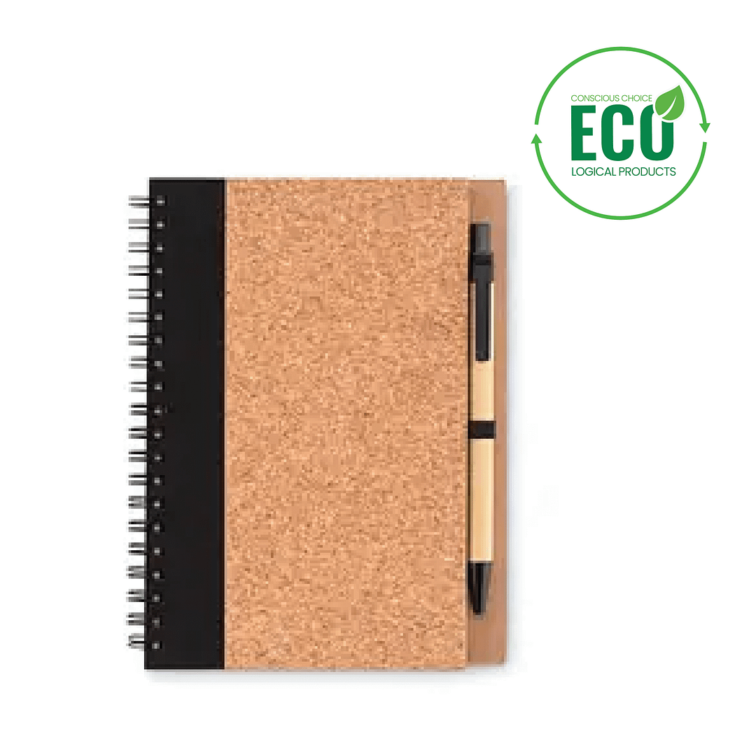 Notebook with logo SONORA PLUSCORK