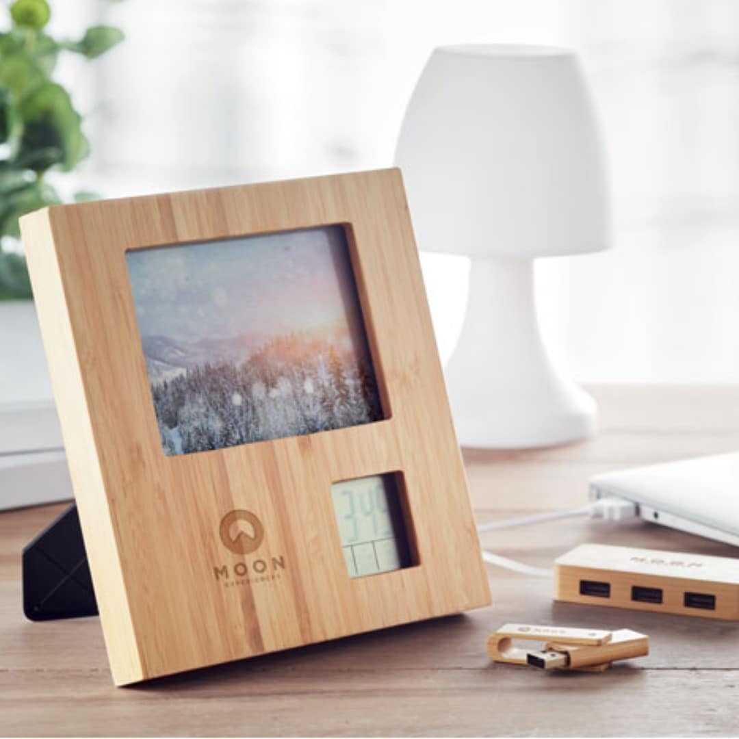Gadget with logo Photo frame weather station ZENFRAME