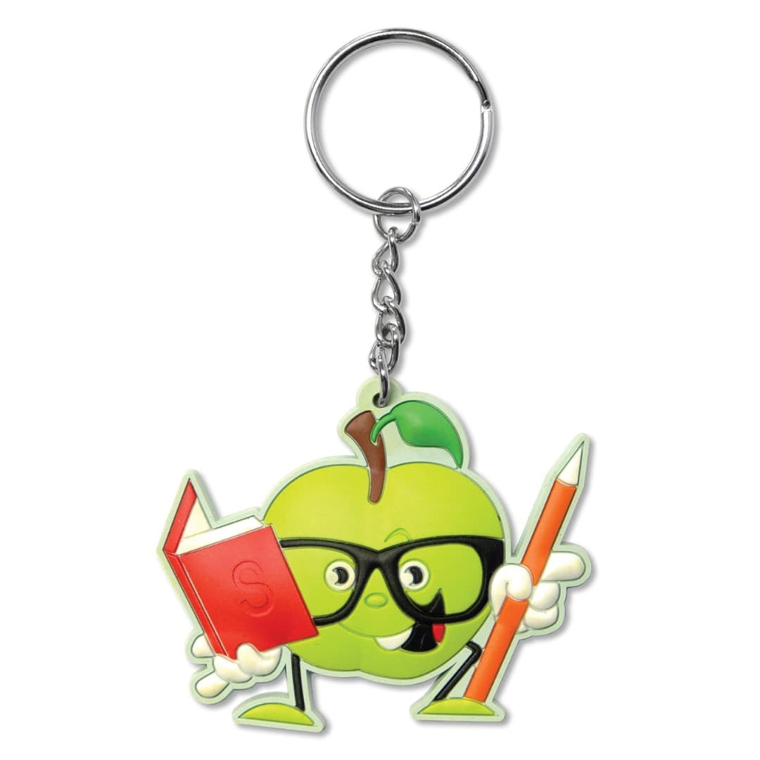 Flexible rubber key ring 2