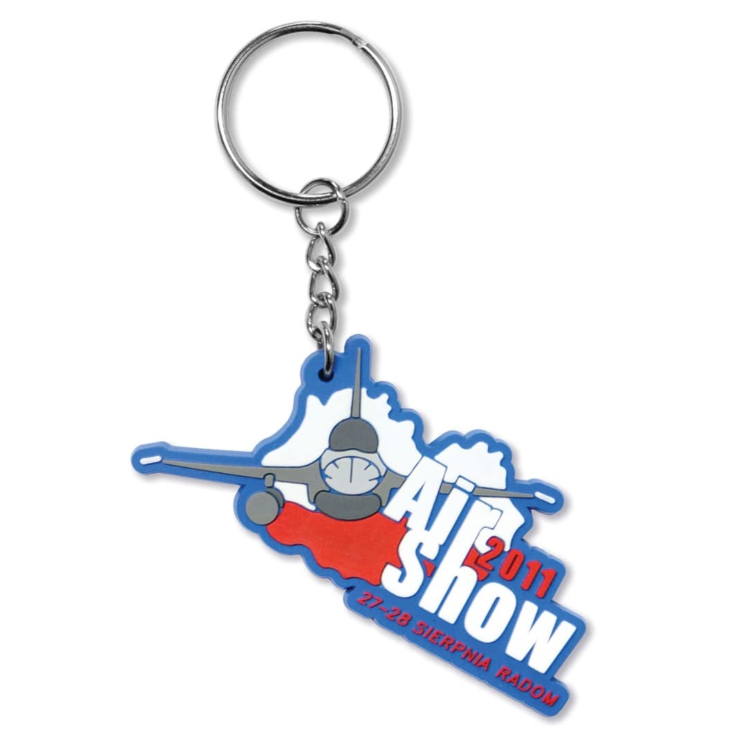 Flexible rubber key ring 3