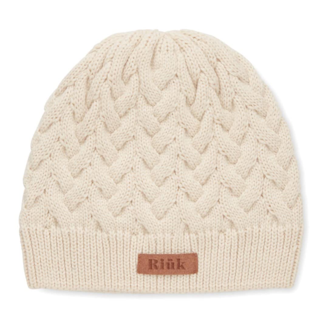 Beanie with label KATMAI