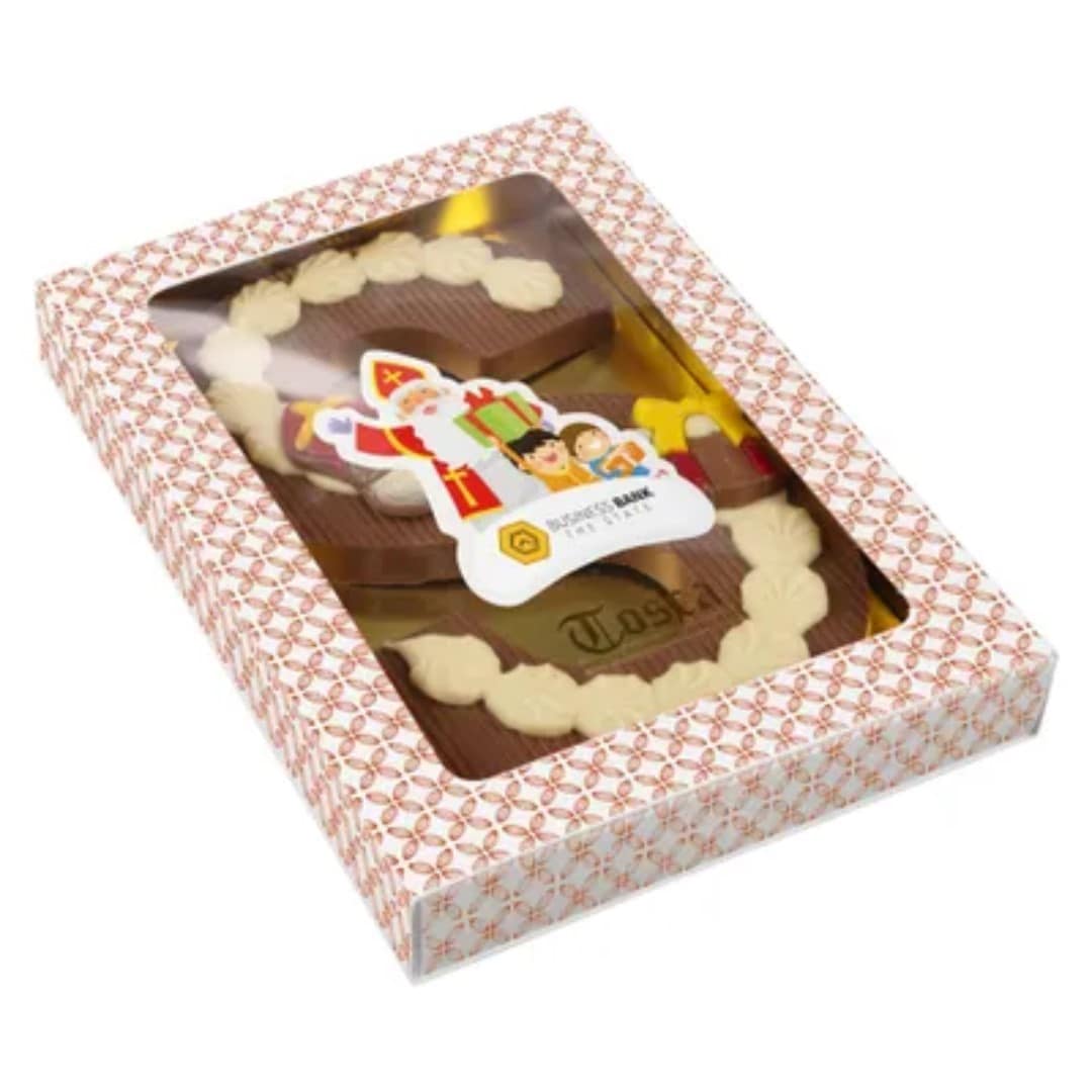 Chocolate with logo Mega decoration letter