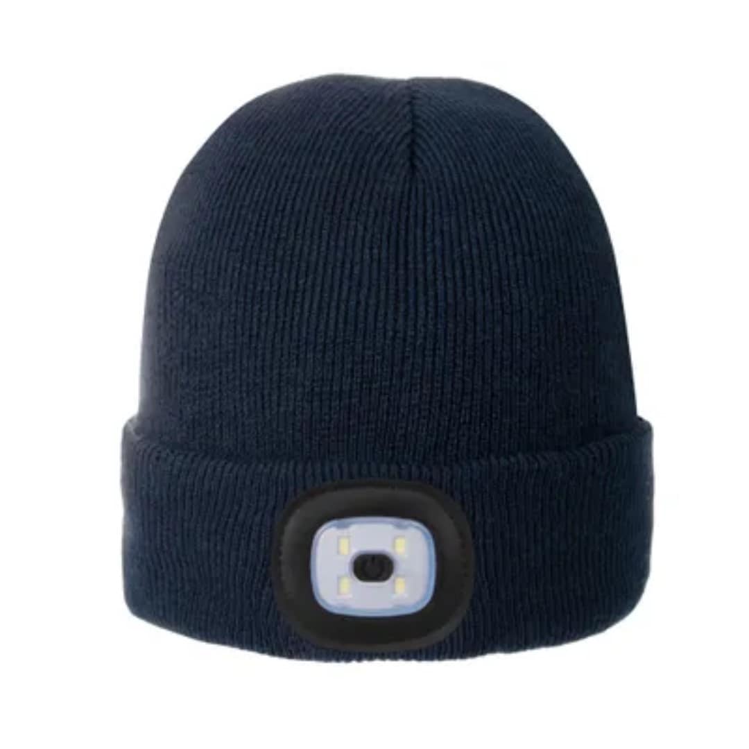 Led beanie with logo