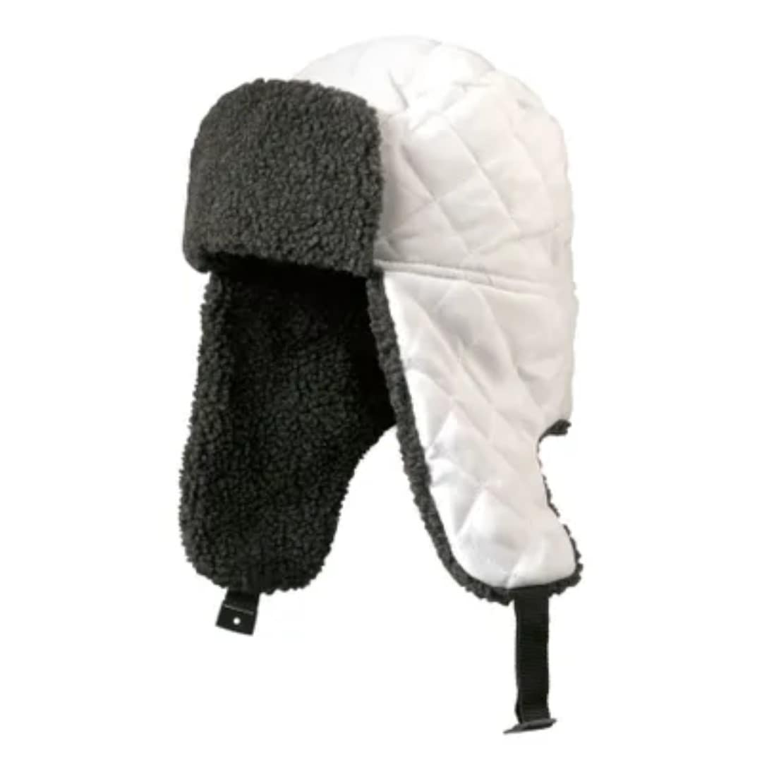 Pilot hat with logo White