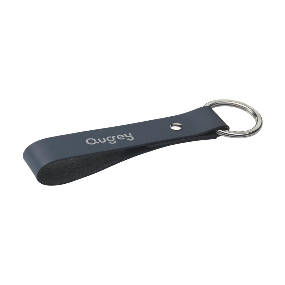 Recycled Leather Keyring Keychain