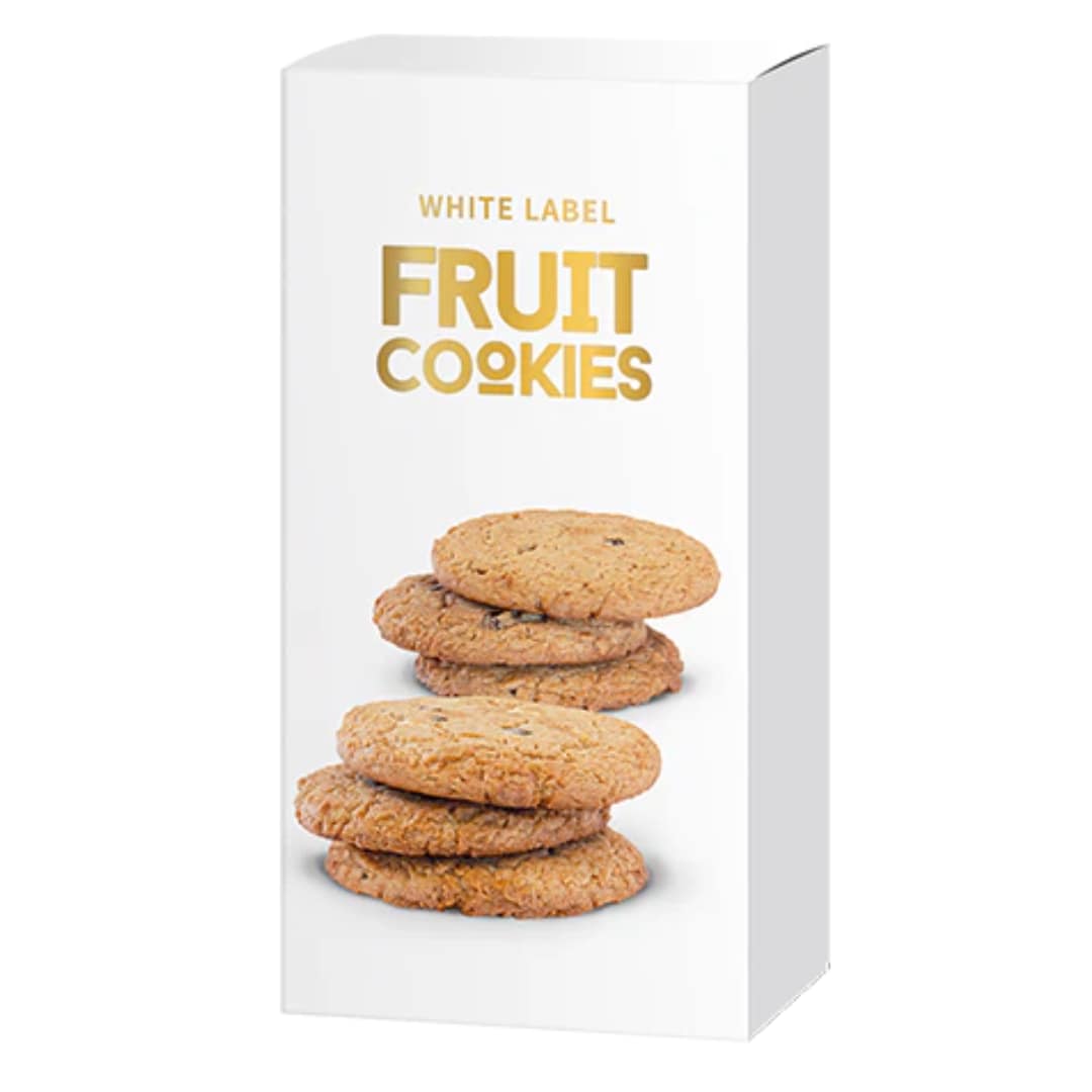 White Label Fruit Cakes with White Chocolate