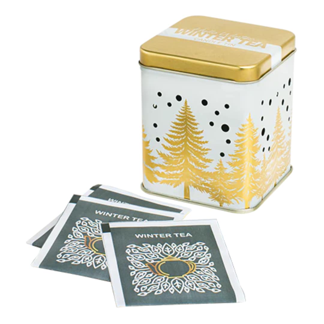 White Label Winter Tea in Tea Light Tin 12 Bags