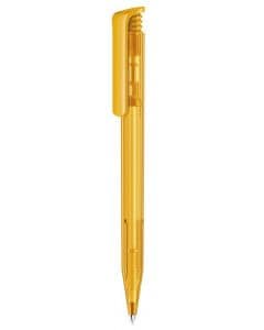 Senator pen with logo SUPER HIT CLEAR YELLOW 7408