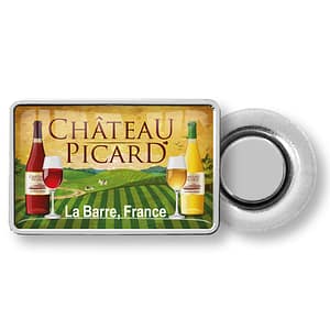 Custom made magnet pin with dome label. Small, eye-catching accessoire, designed to reflect a unique identity and message. Ideal for organisations or events, making them a versatile and impact full marketing tool. Magnus Business Gifts anticipated on what society expects today: focus on corporate social responsibility. Combined with our top service, if required, without extra service for low budget solutions. Magnus Business Gifts is your partner for merchandising, gadgets or unique business gifts since 1967. Certified with Ecovadis gold 2022!