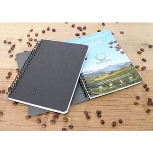 Coffee Notebook Wire-O A5 notebook