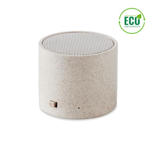 Audio gadget with logo Bluetooth speaker ROUND BASS+