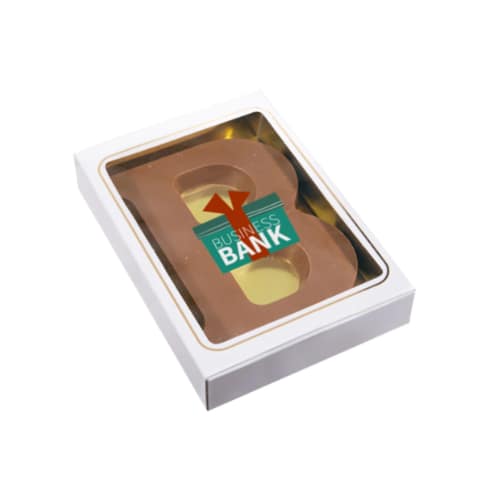 Chocolate with logo Alphabet letter