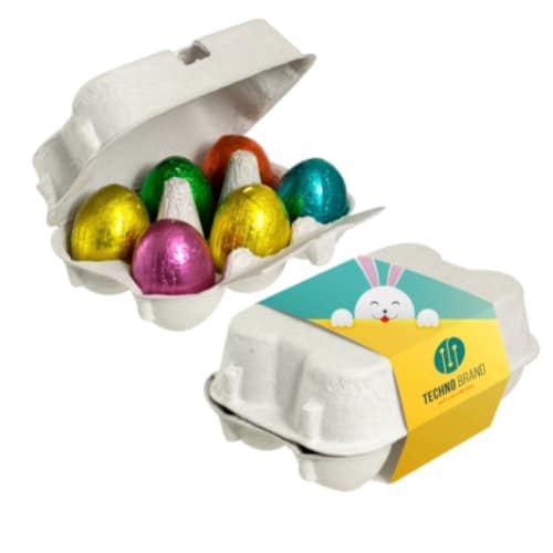 Chocolate with logo Easter eggs
