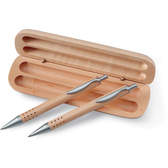 Pen set with logo DEMOIN