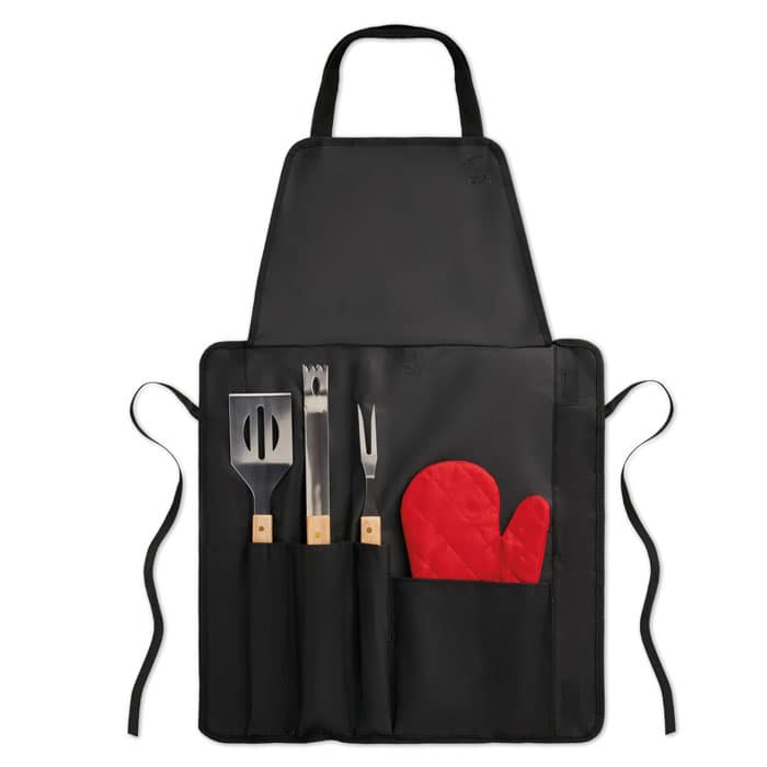 Gadget with logo Apron BBQ toolkit DONAU EAST