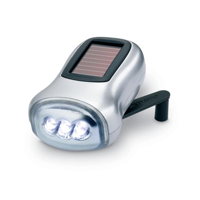 Gadget with logo dynamo torch DYNASOL