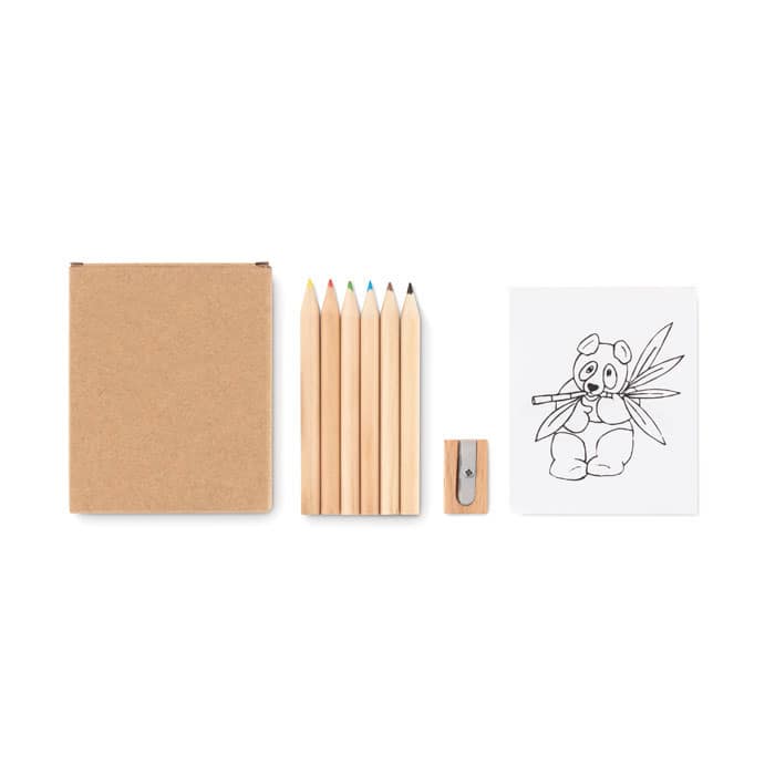 LITTLE VANGOGH Colouring set Colouring set with logo |Magnus Business Gifts