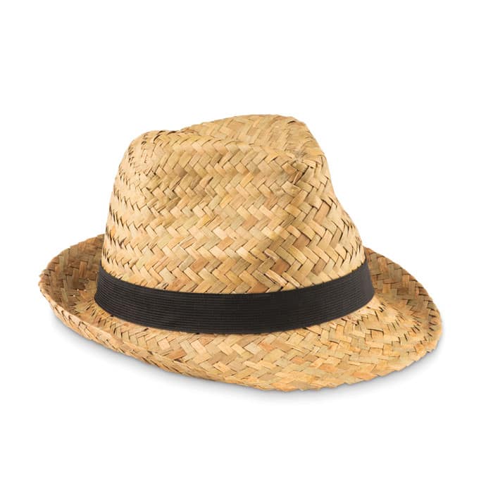 MONTEVIDEO straw hat Natural straw hat with logo |Magnus Business Gifts