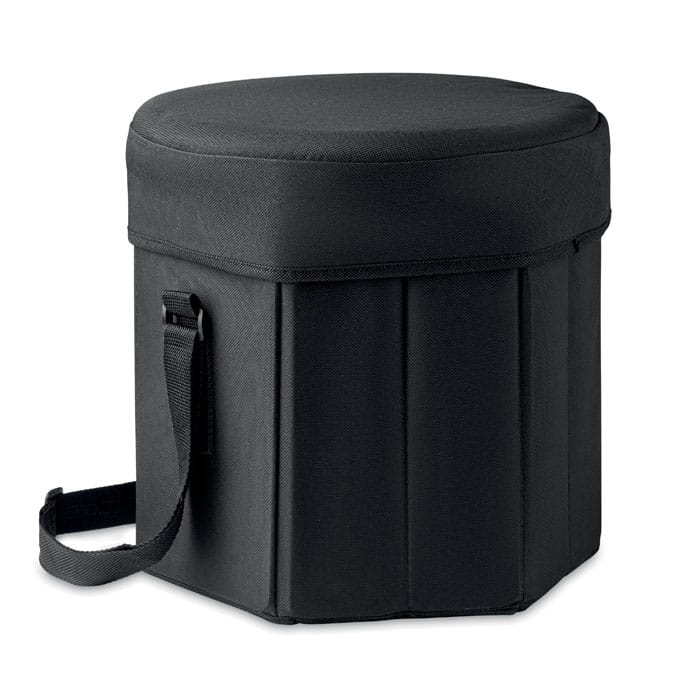 SEAT & DRINK Foldable insulated stool/table with logo |Magnus Business Gifts
