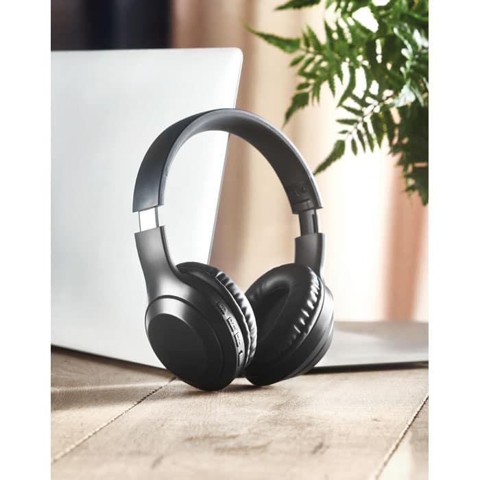 Audio gadget with logo Bluetooth headphone CLEVELAND